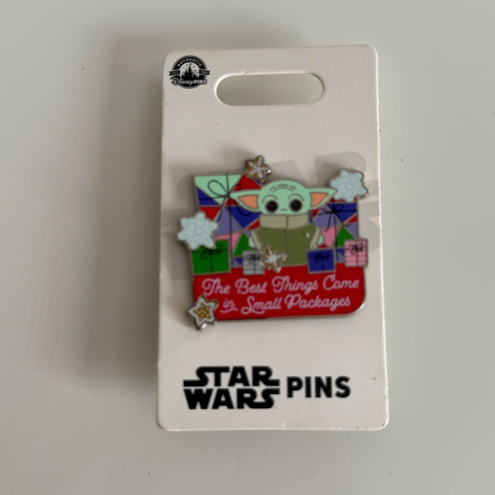Disney Star Wars Grogu Holiday Pin The Best Things Come in Small Packages 2021